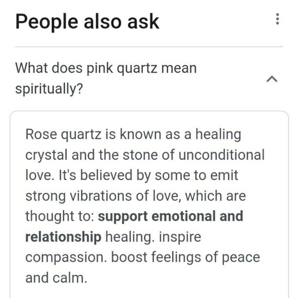 Rose Quartz Tumble stone  sealed in package not touched - Picture 5 of 6